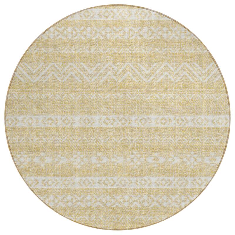 HomeRoots Southwestern Transitional Rectangle Outdoor Rug