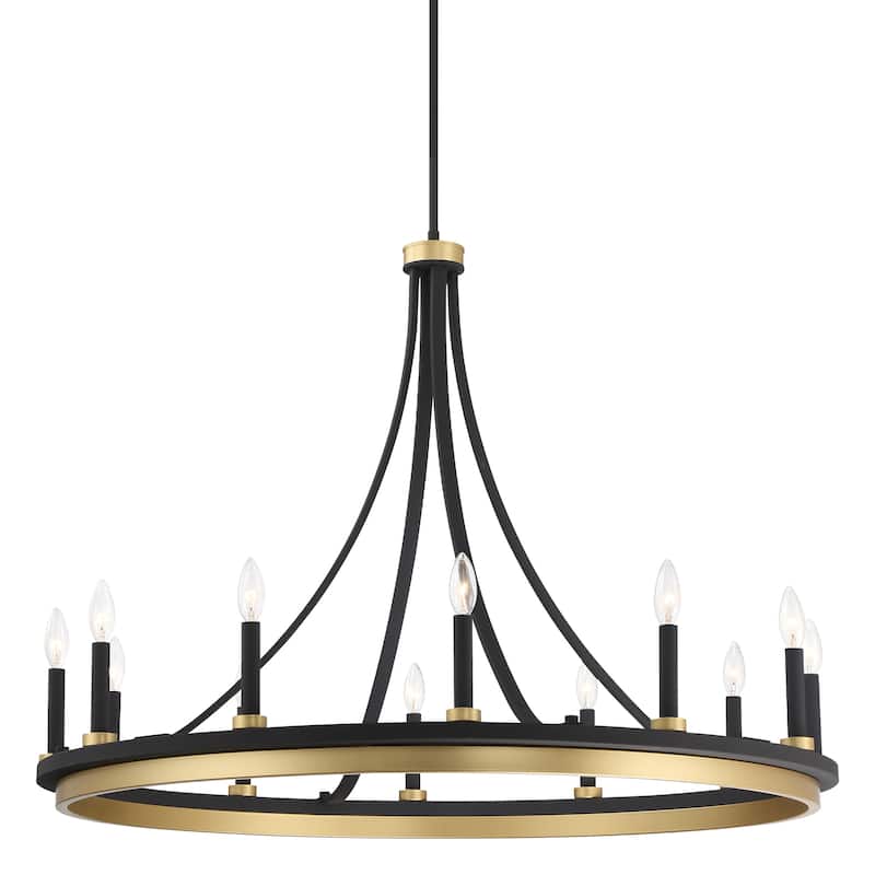 Acroma 12-light 40In Modern Farmhouse Large Empire Chandelier