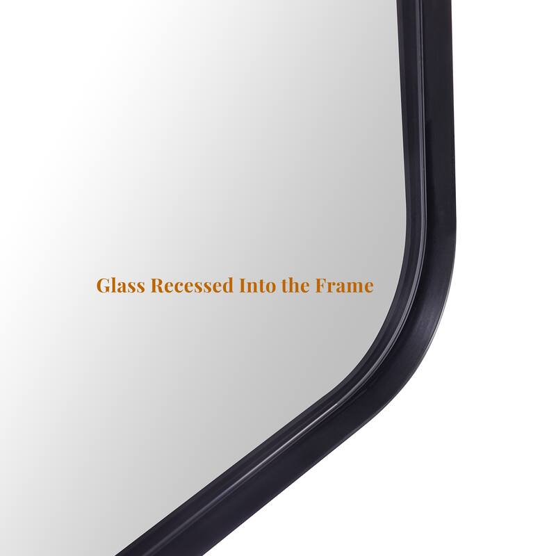 TEHOME Grozdana Rectangle Metal Mirror