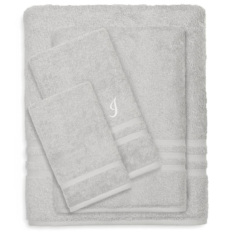 Authentic Hotel and Spa 100% Turkish Cotton 4PC Denzi Towel Set. - I