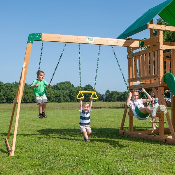 Backyard Discovery Mount McKinley All Cedar Wood Swing Set Bed Bath Beyond 16796922