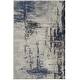 preview thumbnail 1 of 8, Mandana 39LZF Abstract Modern Area Rug 5' x 7'6" - Ivory/Blue