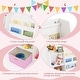 preview thumbnail 3 of 7, Open Children's Bookcase And Toy Storage Organizer With Drawers
