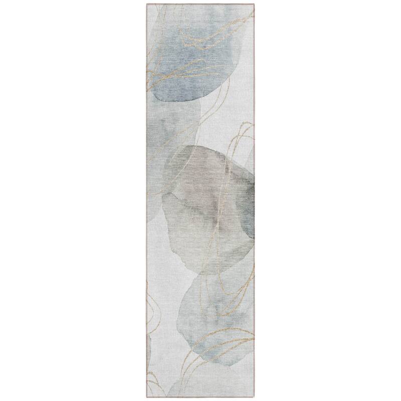 Bax Artistic Abstract Weather Resistant Sleek Contemporary Outdoor Rug