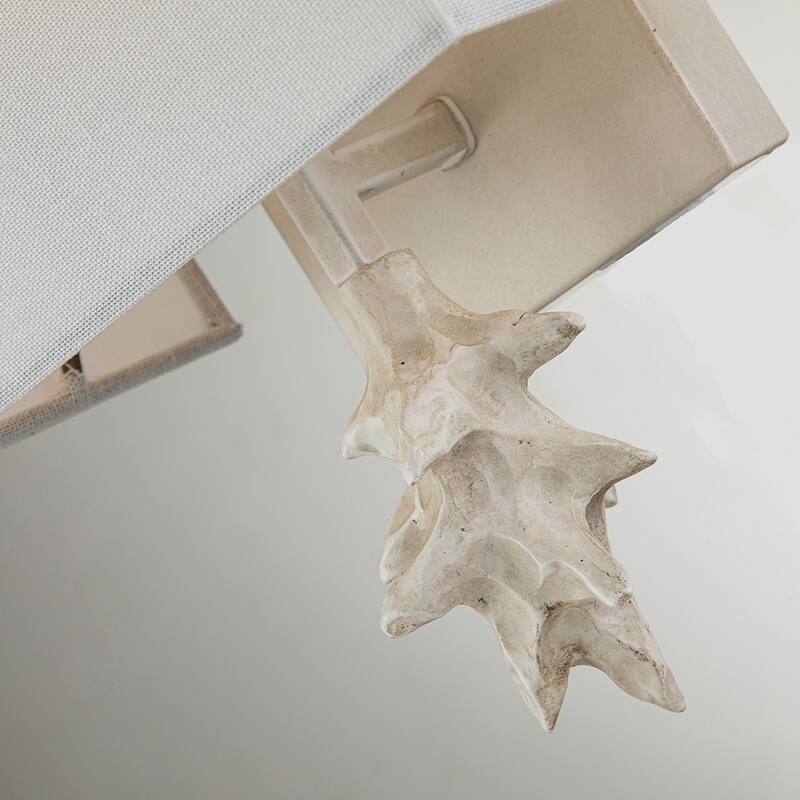 Fragment Sconce in Bone Finish - 10 x 6 x 37