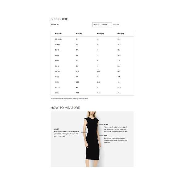 Shop Michael Michael Kors Womens Smocked Tie Waist Dress Small