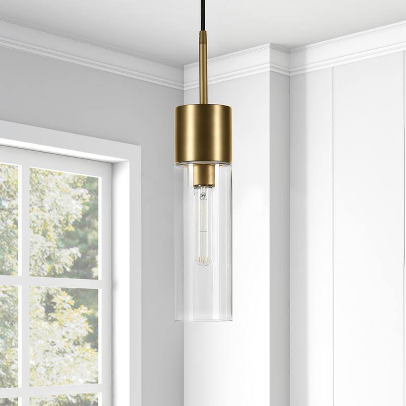 Lance 3.5" Wide Pendant with Glass Shade