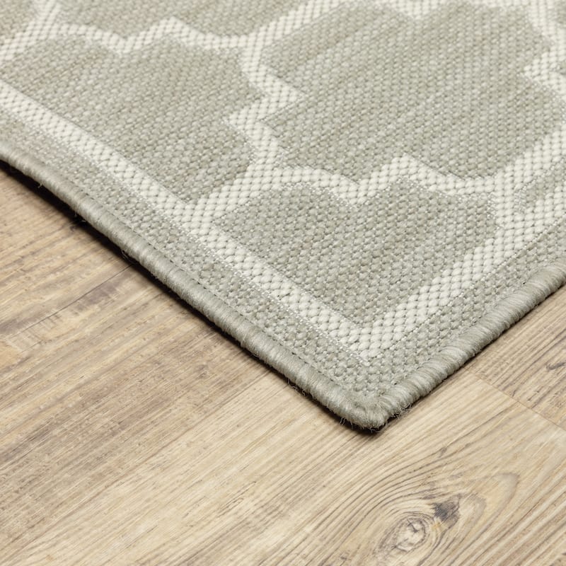 Vista Home Palmetto Quatrefoil Trellis Indoor/ Outdoor Area Rug