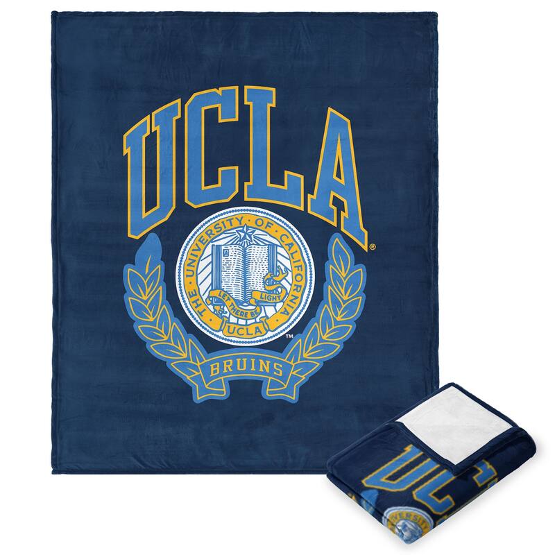 NCAA UCLA Scholar Silk Touch Throw Blanket - 50" x 60" - Navy Blue