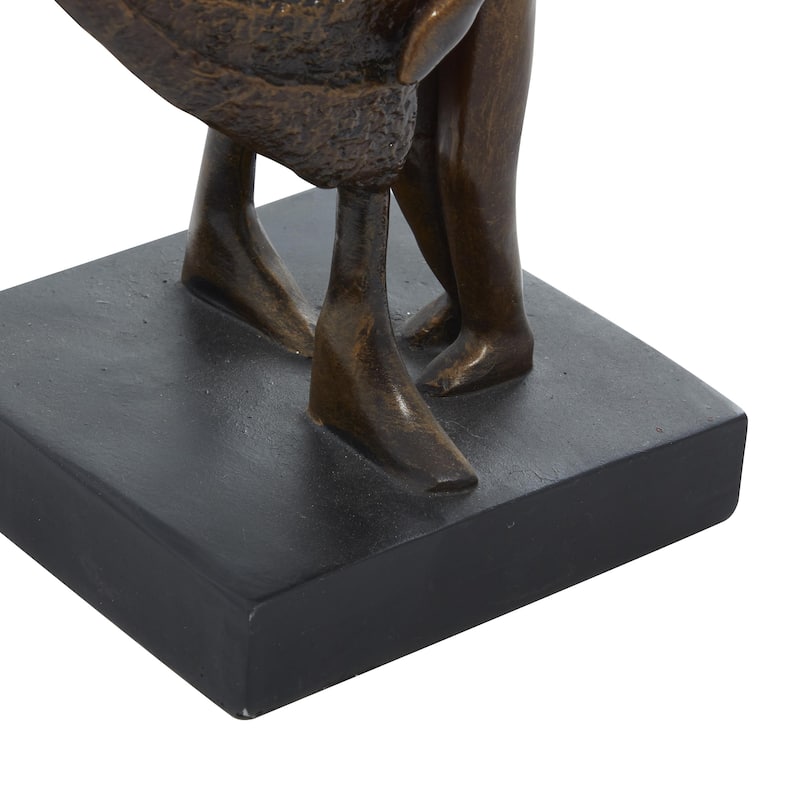 Polystone Family Decorative Sculpture - Bronze - Roche River Decor