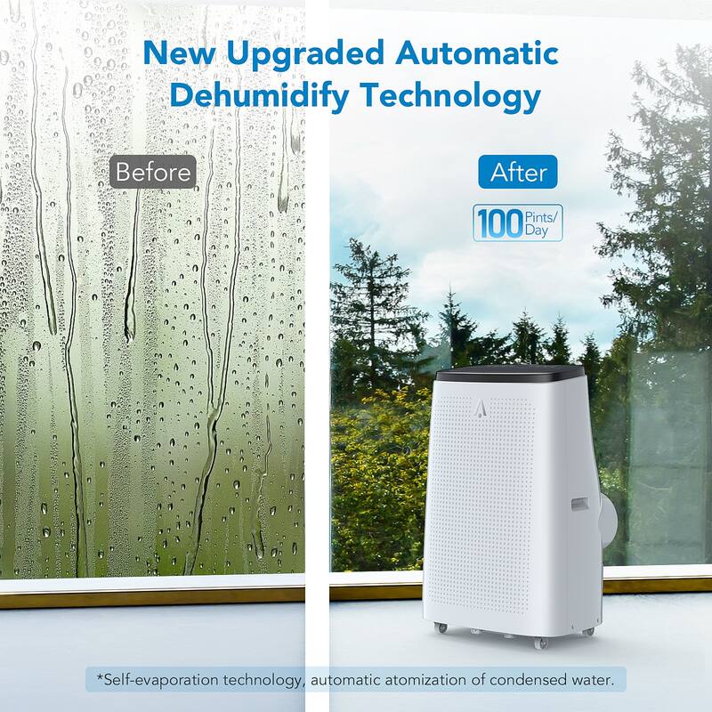 15,000 BTU Portable Air Conditioner with Remote Control