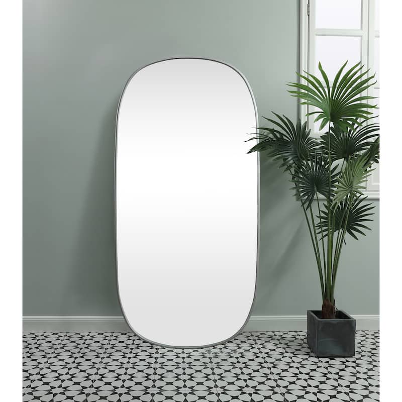 Elegant Lighting MR2B3060 Brynn 30" W x 60" H Oval Framed Bathroom