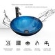 preview thumbnail 34 of 39, 24" Bathroom Vanity Set Tempered Glass/ Ceramics Sink Combo Wall Mounted Natural Cabinet Faucet Drain Mirror