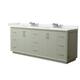 Option Light Green / White Quartz Top / Brushed Nickel