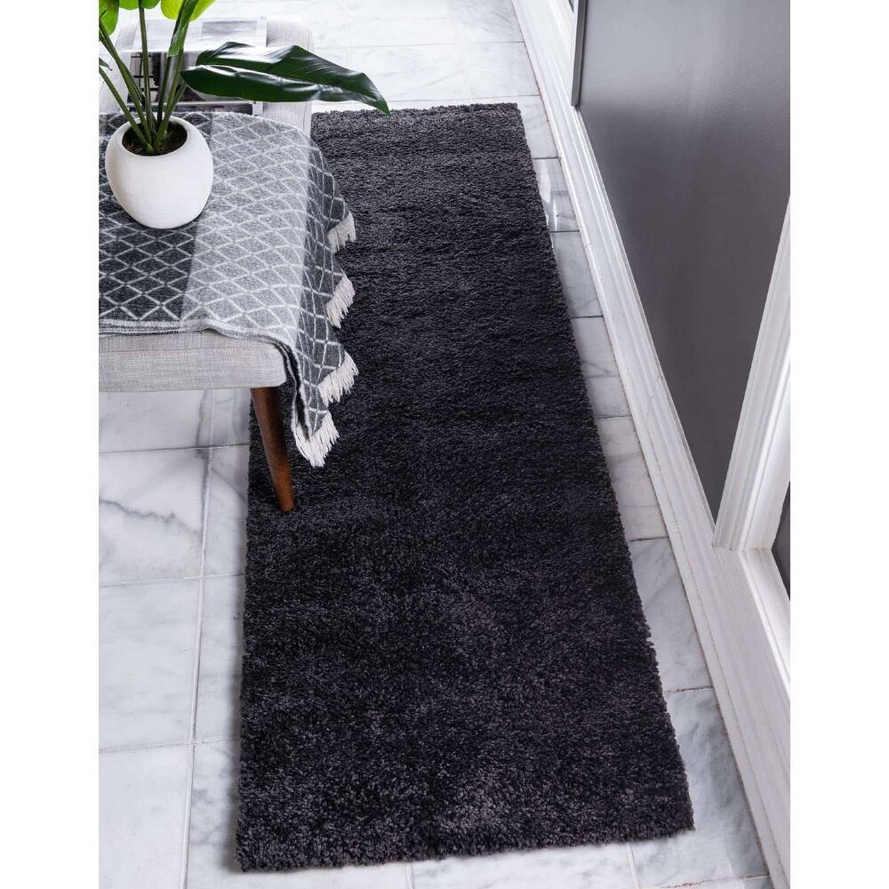 Solid/Striped Zoit Collection Area Rug