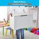 preview thumbnail 20 of 21, Wooden Toy Box Kids Storage Chest Bench - 30" x 16" x 19" (L x W x H)