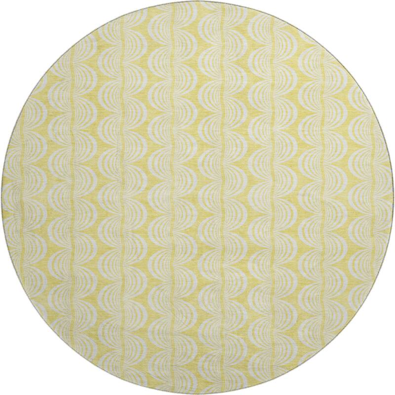 Premium Washable Super Soft Modern Scallop Mayfield Rug