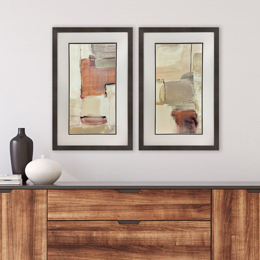 Paragon Spontaneous Living Framed Art - Set of 2