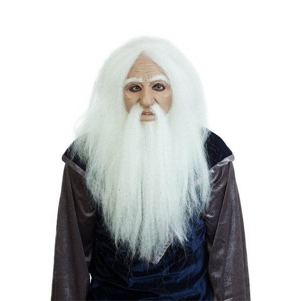 Adult Lord Merwyn the Wizard Mask - Standard - One Size. Opens flyout.