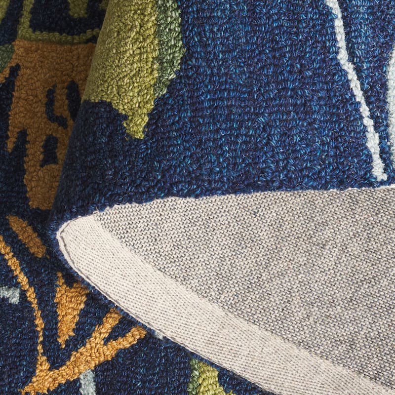 SAFAVIEH Handmade Jardin Roqhaia Floral Wool Rug