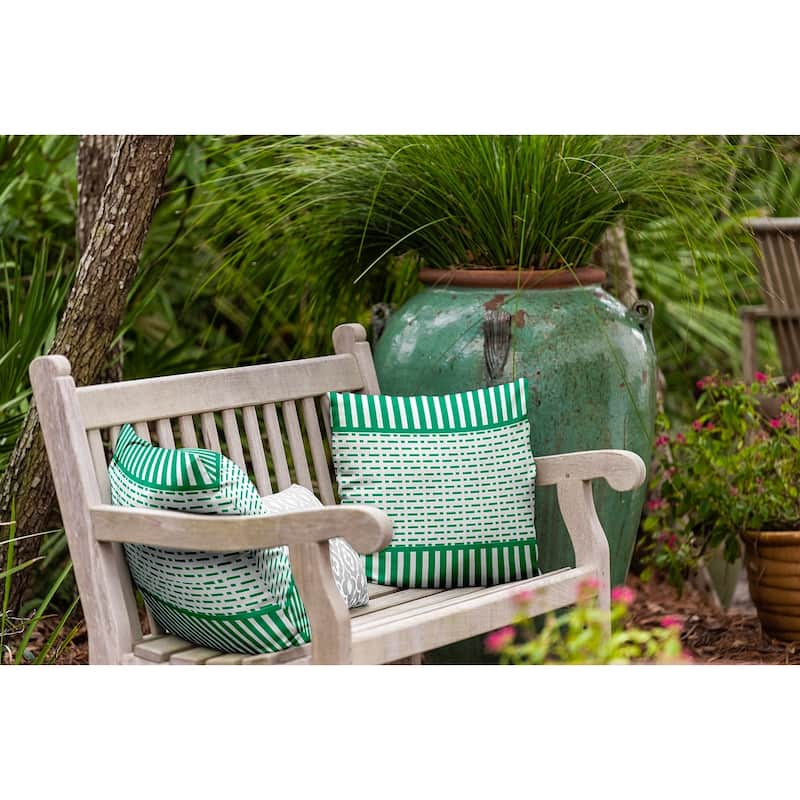 Dots and Dashes Indoor/Outdoor Throw Pillow
