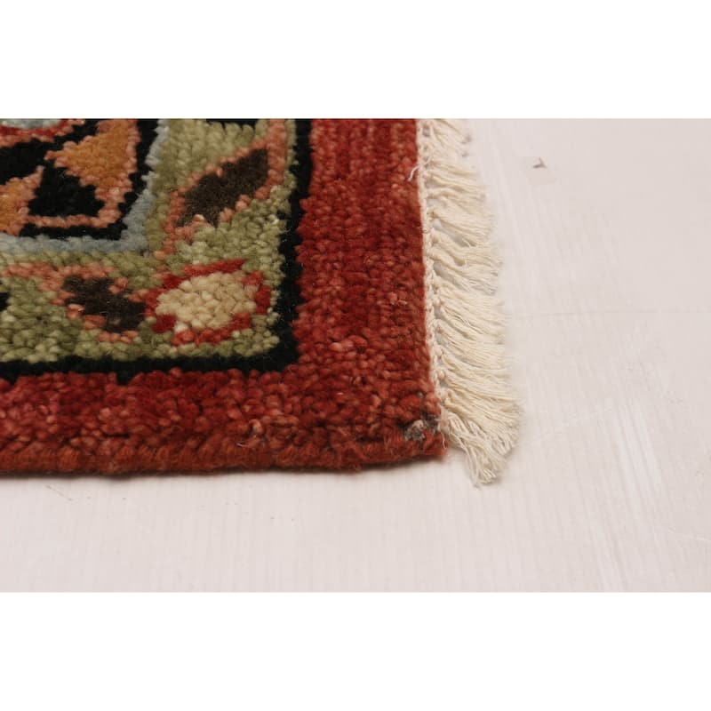ECARPETGALLERY Hand-knotted Jules Serapi Dark Copper Wool Rug - 10'2 x 13'11