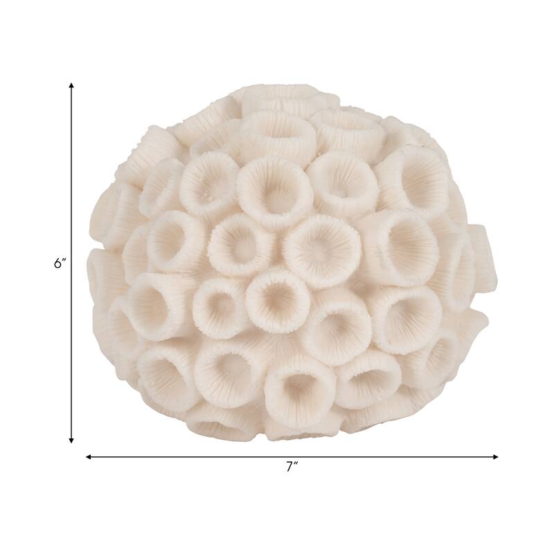 Sagebrook Home Decorative Orb, Exquisite Textured Design, Versatile Accent Piece, Crafted for Sophistication