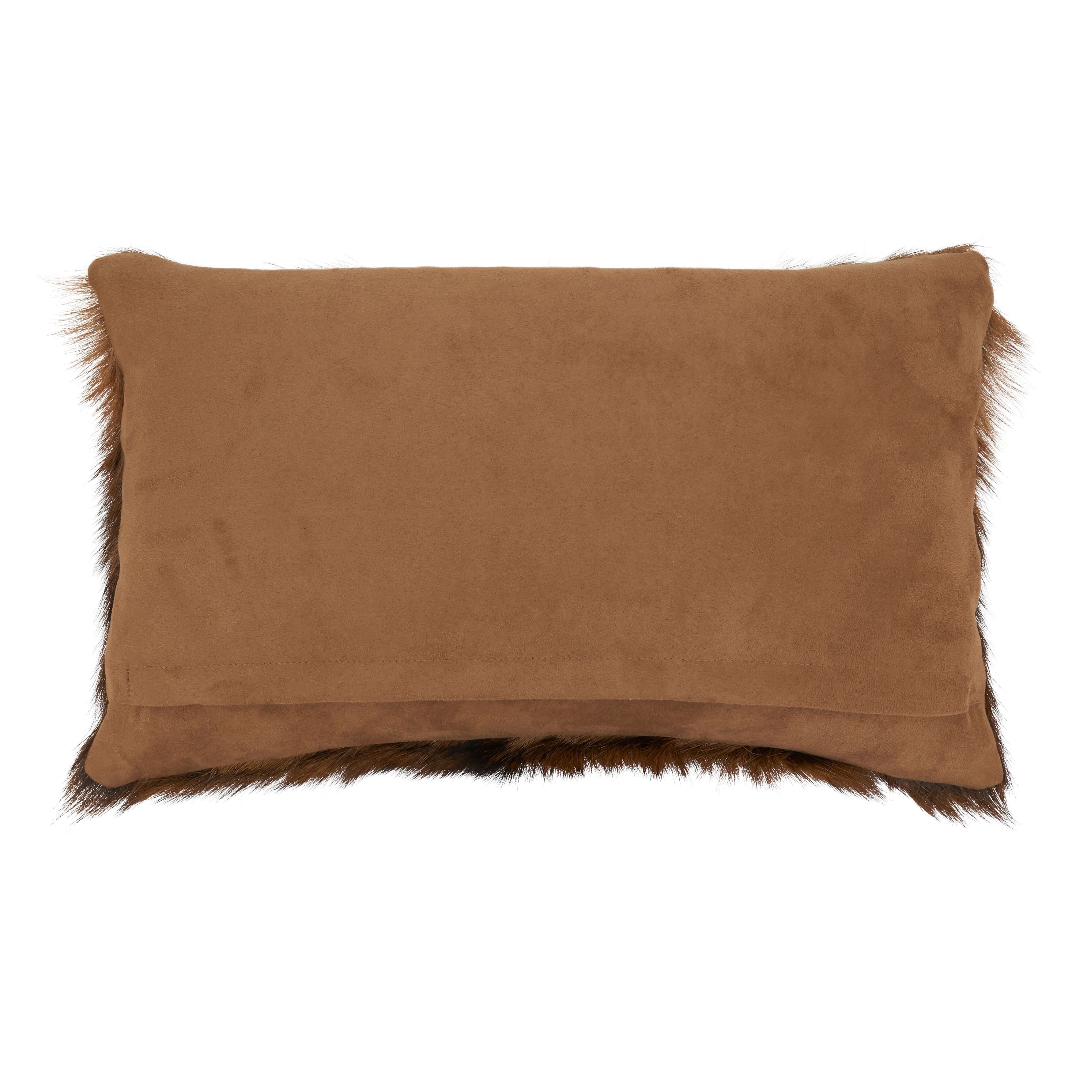 Goat fur pillow on sale