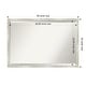 preview thumbnail 27 of 66, Beveled Bathroom Wall Mirror - Crackled Metallic Frame Outer Size: 38 x 26 in - Crackled Metallic Narrow