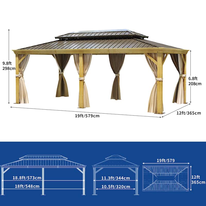 Outdoor Metal Canopy Gazebo
