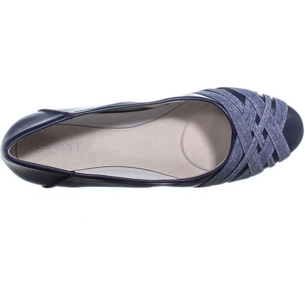 aerosoles navy flats