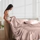 preview thumbnail 18 of 22, Bare Home Poly Satin Sheet Set