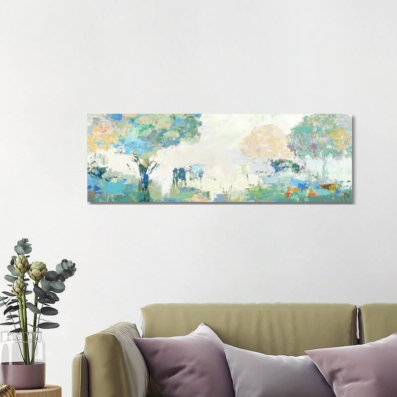 iCanvas "Textural Landscape" by Allison Pearce Canvas Print - 16x48x1.5