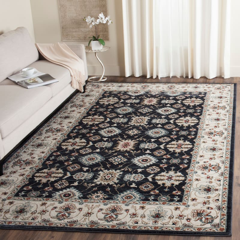 SAFAVIEH Lyndhurst Marylin Traditional Oriental Rug - 6' x 9' - Navy/Creme