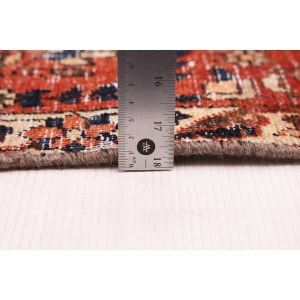 ECARPETGALLERY Hand-knotted Antalya Vintage Red Wool Rug - 7'1 x 9'10