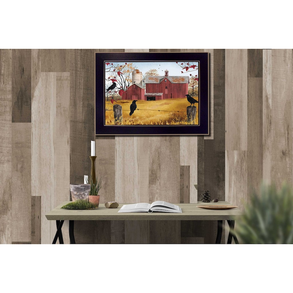 TrendyDecor4U Contemporary "Autumn Gold" Framed Print Wall Art by Billy Jacobs