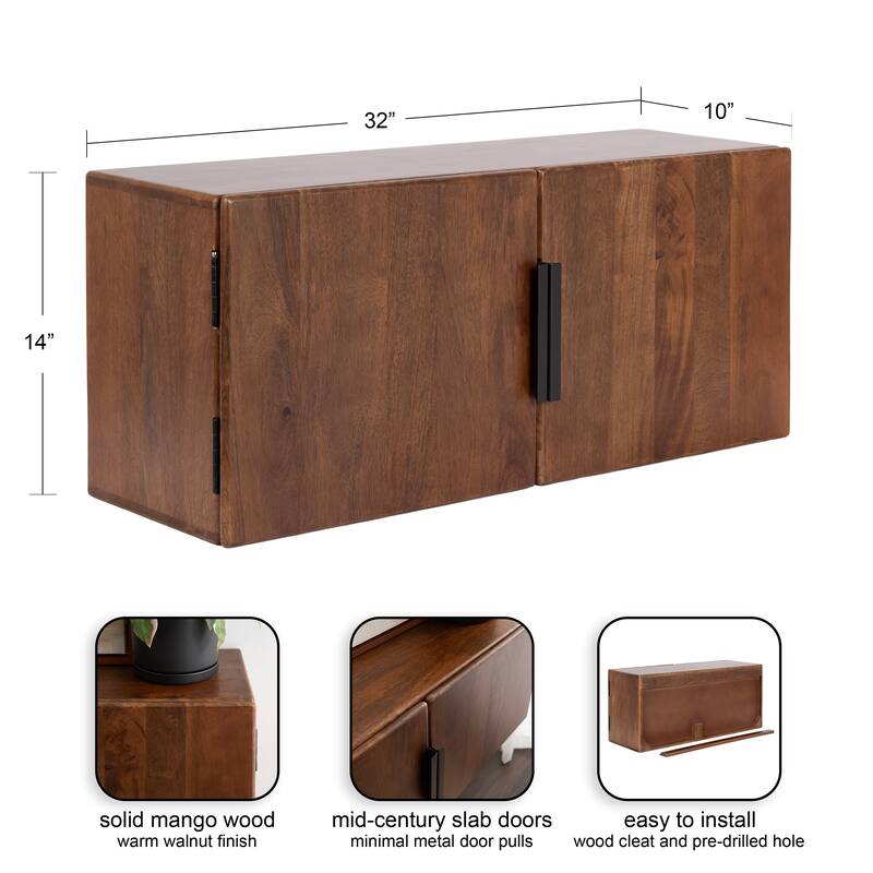 Kate and Laurel Atwood Wall Cabinet