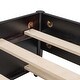 preview thumbnail 14 of 13, Trundle Platform Bed Queen Size Bed Frame and Twin Size Trundle, with Unique Rattan Headboard 2 Storage Drawer, Elegant Espresso