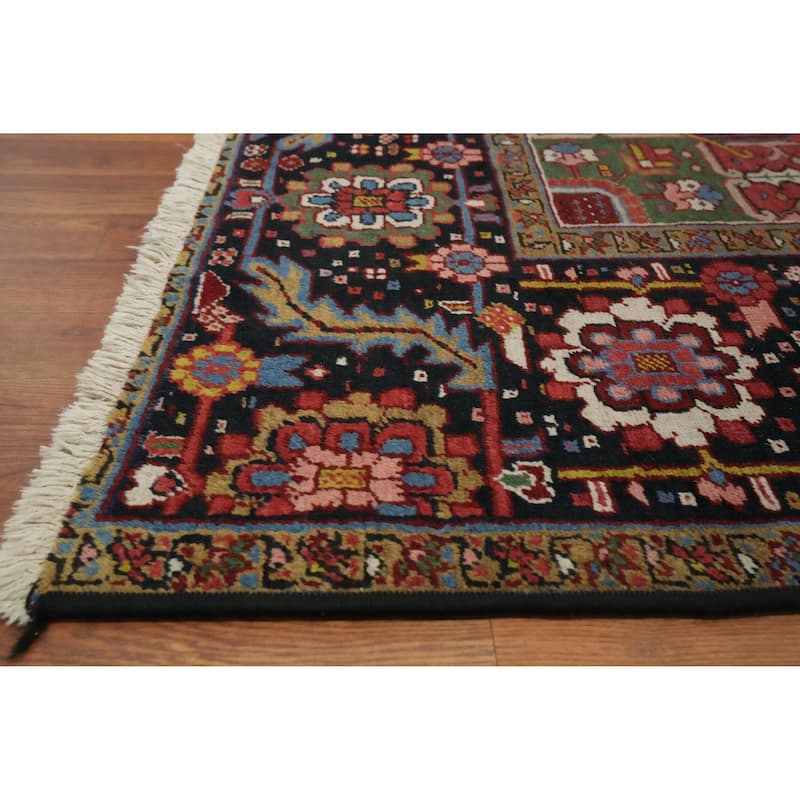 Hand Knotted Oriental 100% Wool Carpet Traditional Medallion Red Heriz Area Rug - 11' 8'' X 8' 6''