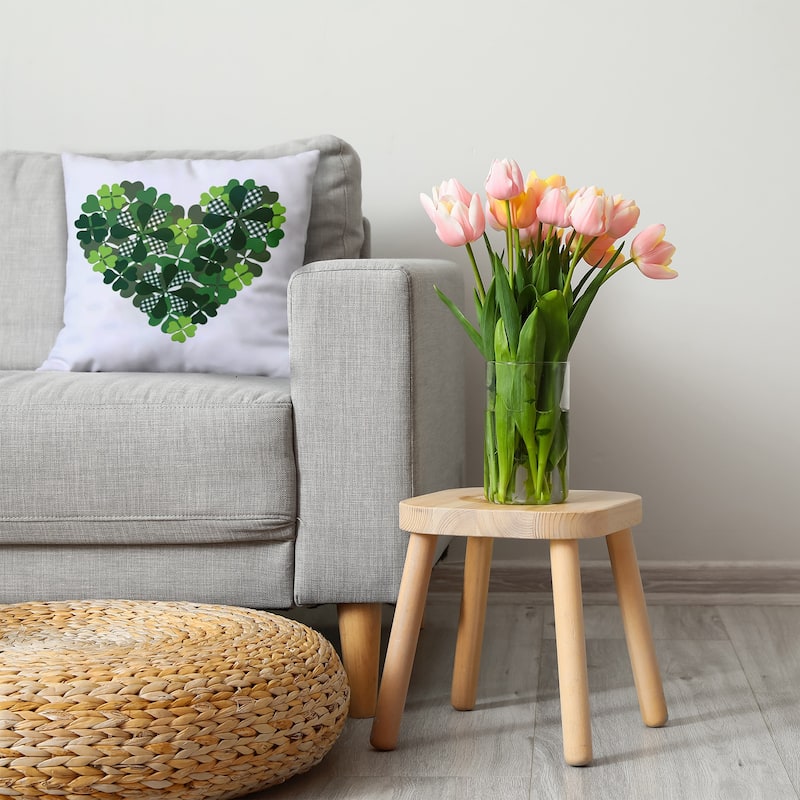 Lucky Heart Accent Pillow