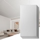 preview thumbnail 4 of 23, Art3d PVC Drop Ceiling Tiles,Slat Design Wall Panels,2X4 ft,12Pcs