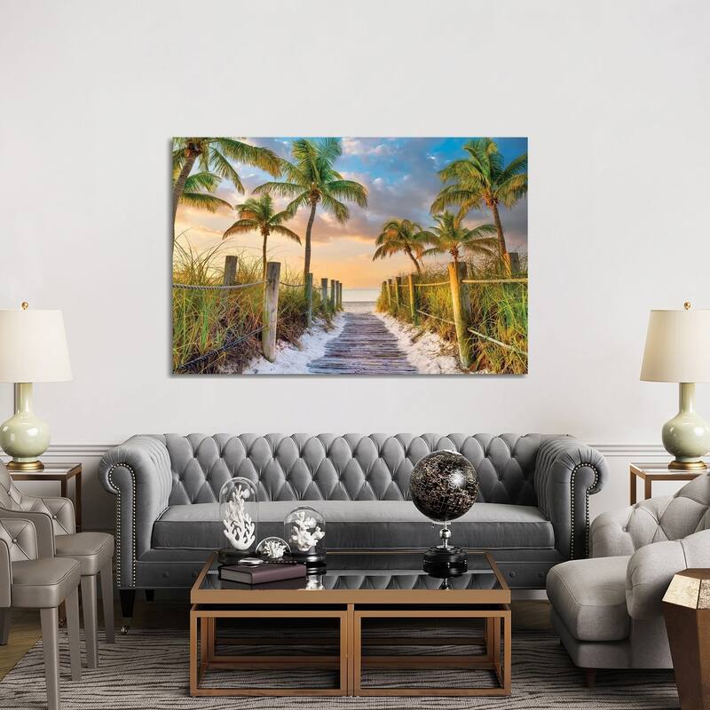 iCanvas "Tropical Beach Sunrise Key West Florida" by Susanne Kremer Canvas Print