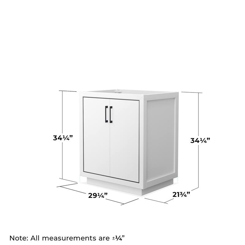 Wyndham Collection WCF1111-30S-CX-M24 Icon 30" Single Free Standing