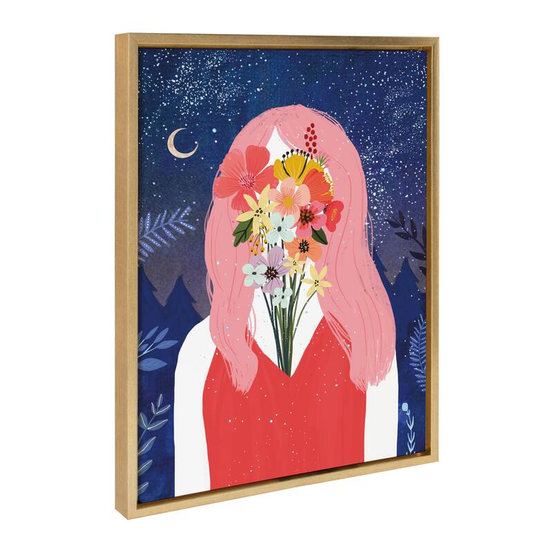 Kate and Laurel Sylvie Beginnings Framed Canvas by Mia Charro