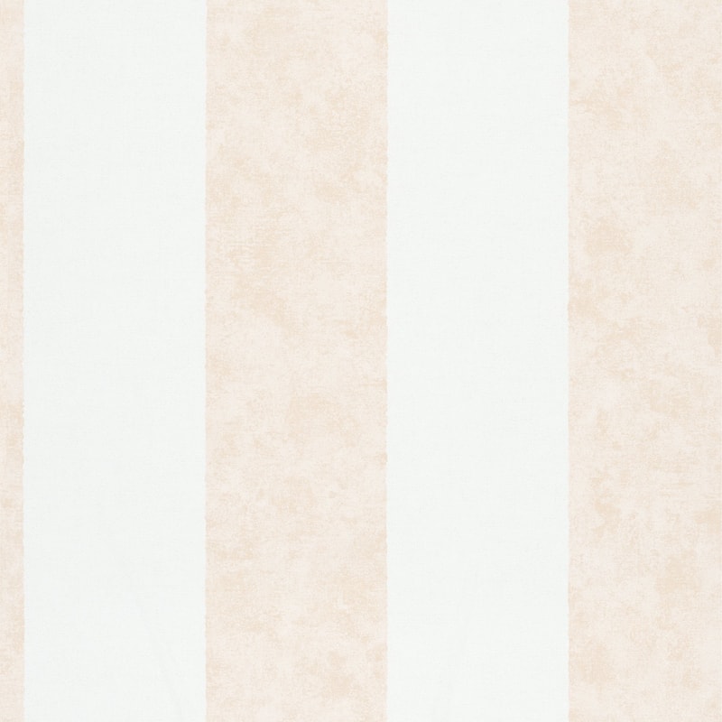 Galerie Wallcoverings Flora Thick Stripes Vinyl on Non-woven Matte Wallpaper Roll - 33 feet x 21 inches - Beige