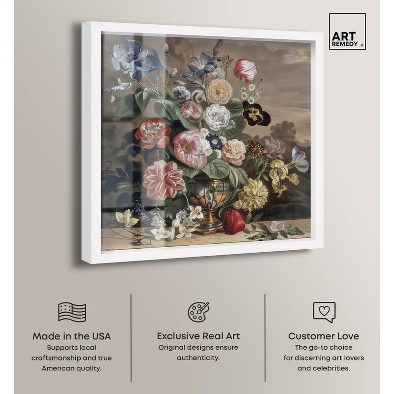 Classical Dream Vase II Shadowbox by Art Remedy