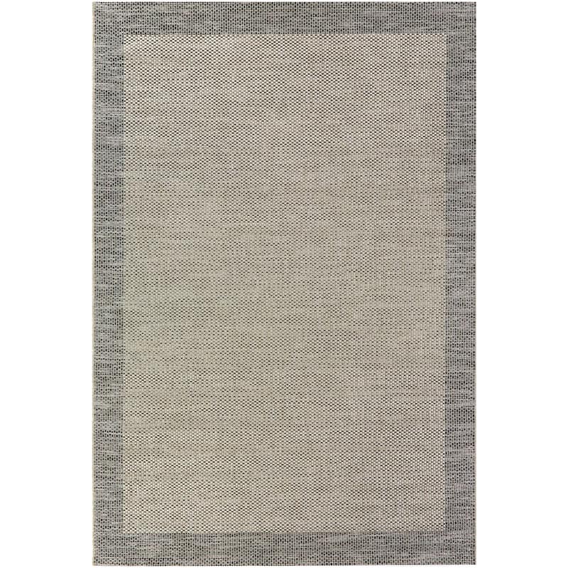 Langley Border Flatweave Indoor/Outdoor Area Rug