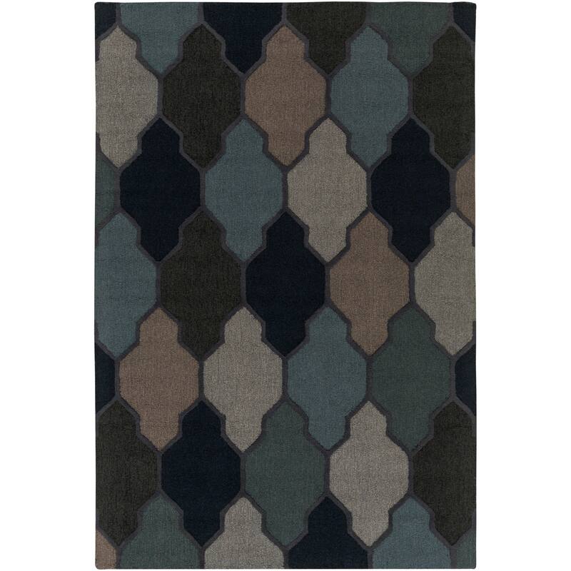 Hand-Tufted Ryde Moroccan Trellis Wool Rug