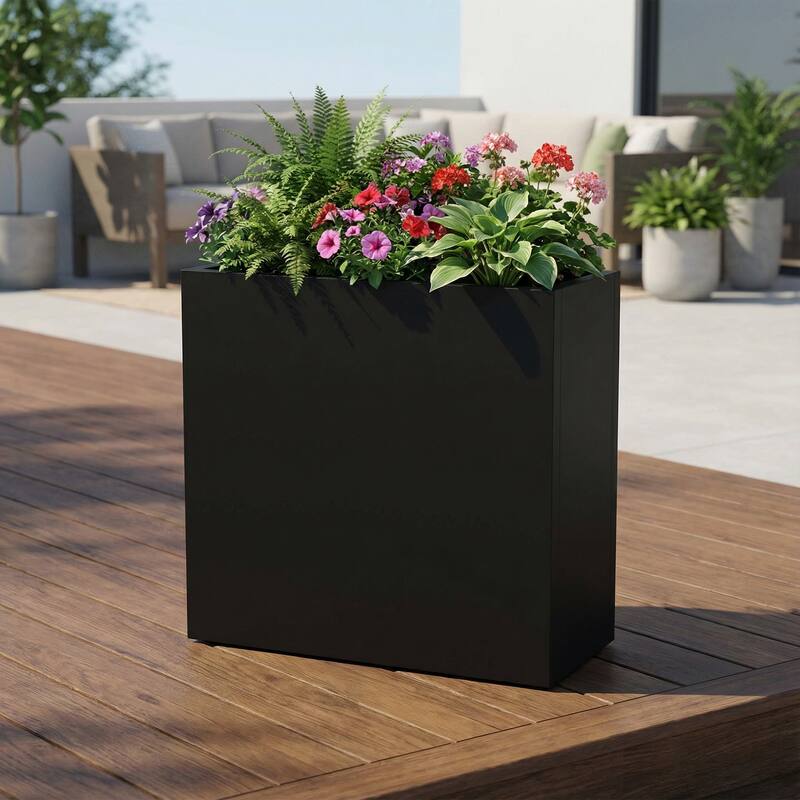 Metal Planters for Outdoor Plants Planter Box