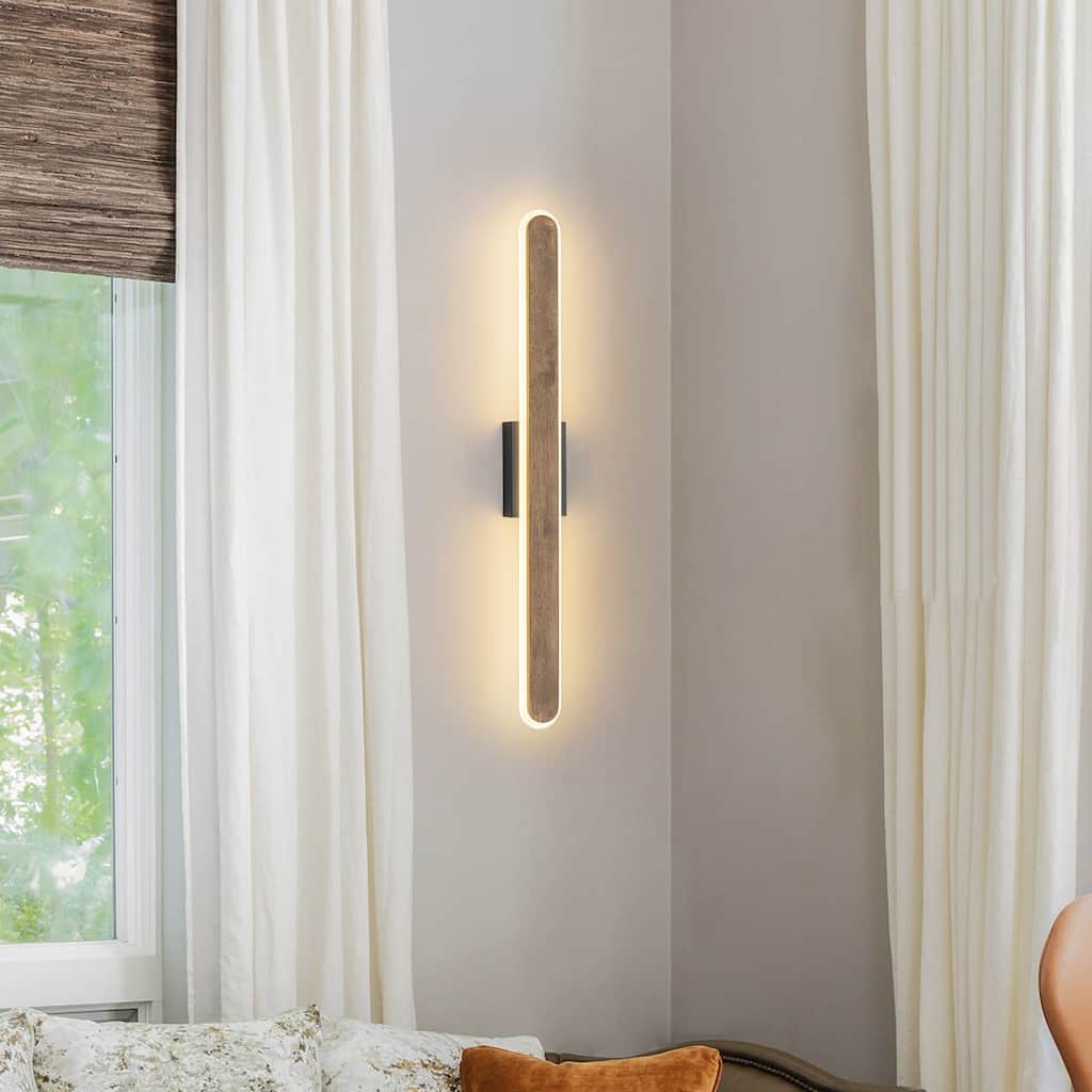 Industrial 1-Light Integrated LED Wall Sconce
